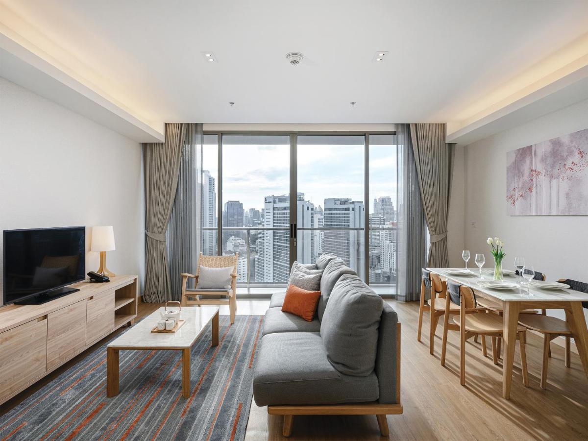Oakwood Suites Bangkok Dış mekan fotoğraf Living room