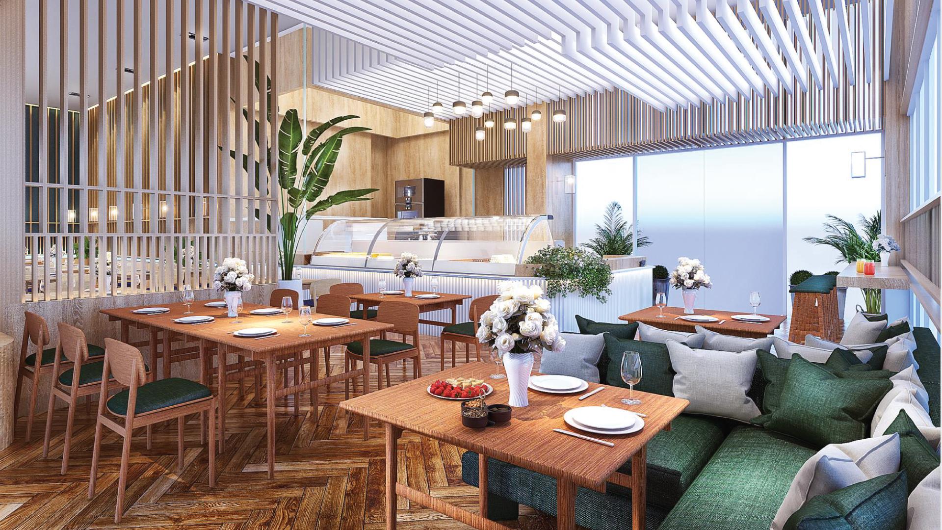 Oakwood Suites Bangkok Dış mekan fotoğraf The interior of the restaurant